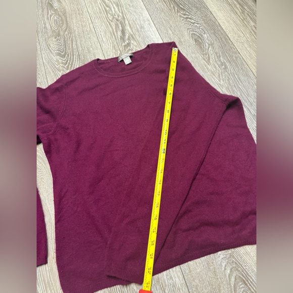 Charter Club Rich Burgundy Crewneck Sweater - Picture 3 of 7